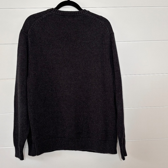 Dockers' 100% Cotton men's crew neck dark grey sweater size XL - Picture 3 of 13